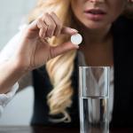 Aspirina causato da asma e donna malata