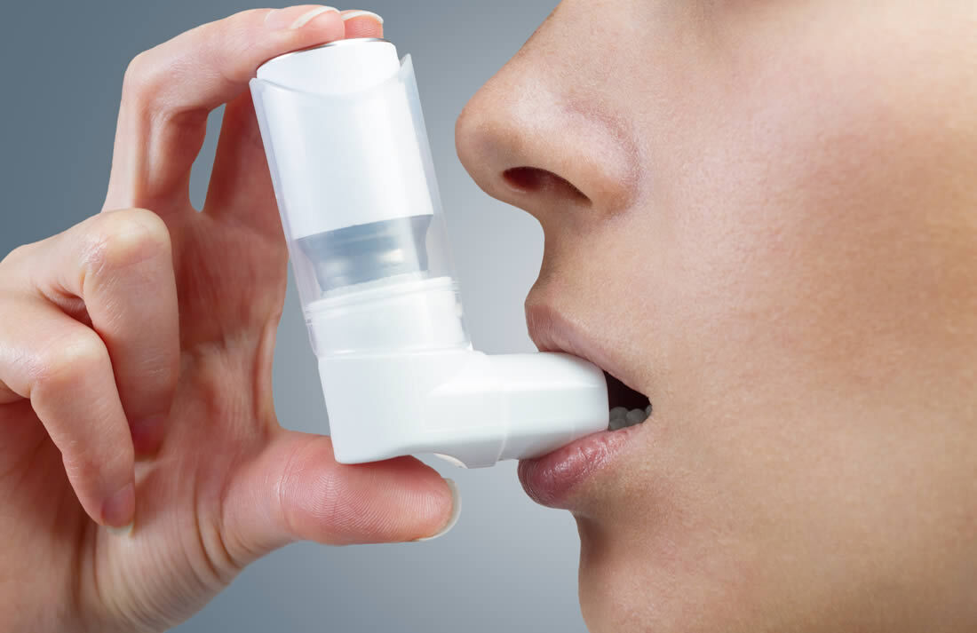 rischio covid con asma